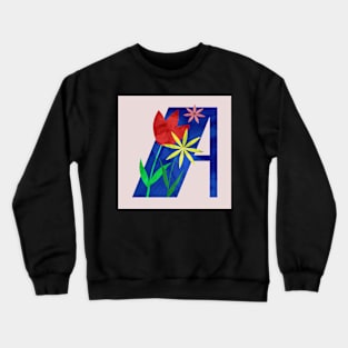 The Decorative letter A Crewneck Sweatshirt